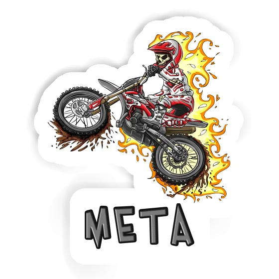 Autocollant Motocrosser Meta Notebook Image