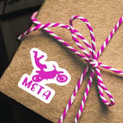 Sticker Meta Motocross-Fahrer Gift package Image