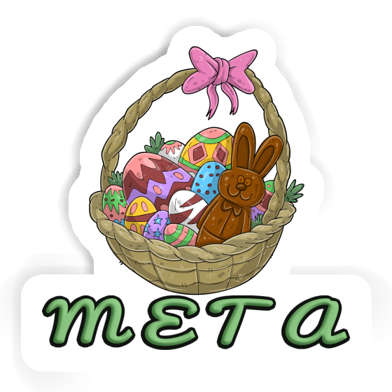Easter basket Sticker Meta Easter basket Sticker Meta Image