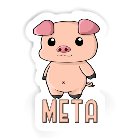 Sticker Meta Pigg Notebook Image