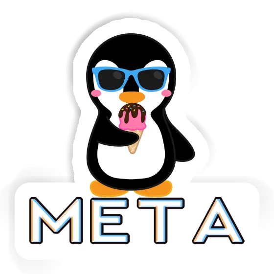 Penguin Sticker Meta Notebook Penguin Sticker Meta Notebook Image