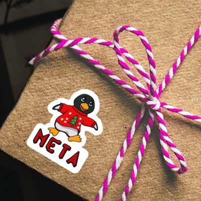 Meta Autocollant Pingouin Notebook Image