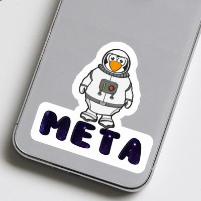Astronaut Sticker Meta Notebook Image
