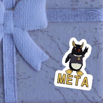 Autocollant Meta Pingouin Laptop Image