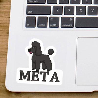 Sticker Poodle Meta Laptop Image