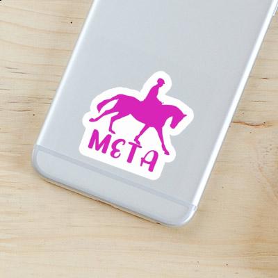 Meta Autocollant Cavalière Notebook Image
