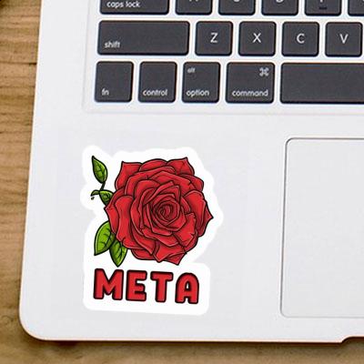 Sticker Meta Rose Notebook Image