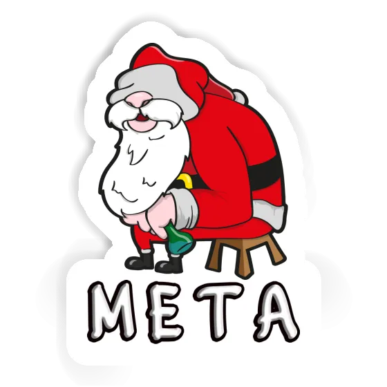 Autocollant Père Noël Meta Gift package Image