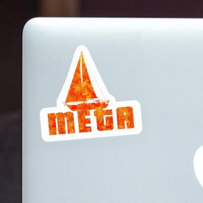 Segelboot Sticker Meta Laptop Image