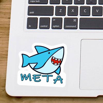 Autocollant Meta Requin Laptop Image