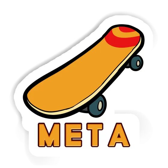 Sticker Meta Skateboard Notebook Image
