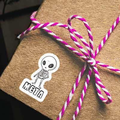 Sticker Meta Alien Laptop Image