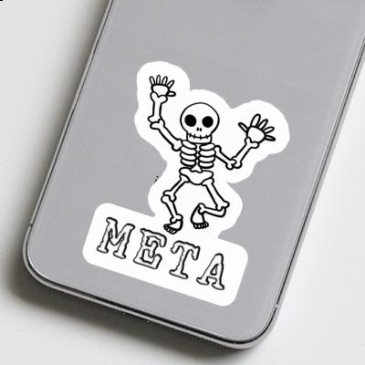 Autocollant Meta Squelette Image