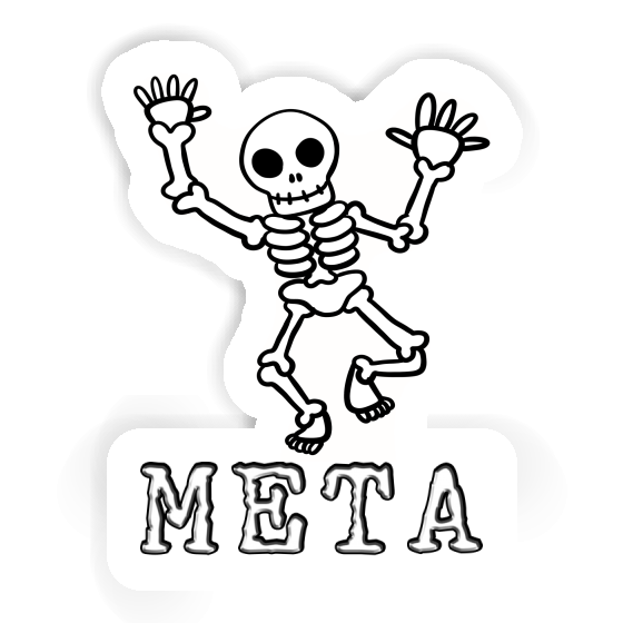 Autocollant Meta Squelette Gift package Image