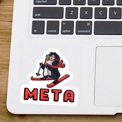 Sticker Skier Meta Notebook Sticker Skier Meta Gift package Image