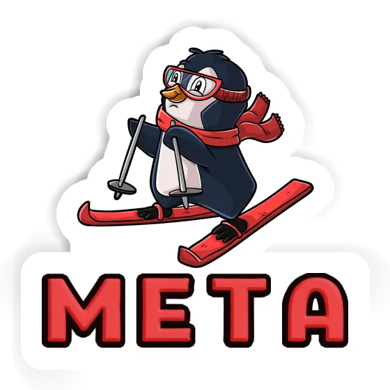 Skifahrerin Sticker Meta Image