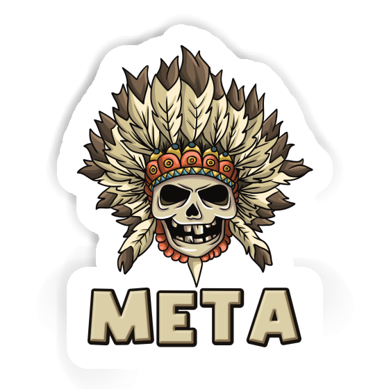 Sticker Meta Skull Gift package Image