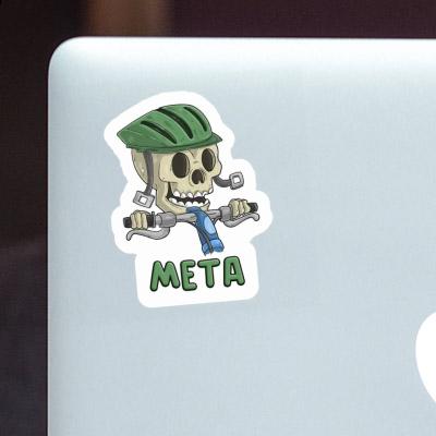 Meta Sticker Bicycle Rider Meta Sticker Bicycle Rider Image