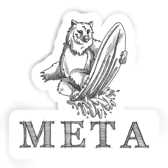 Surfeur Autocollant Meta Gift package Image