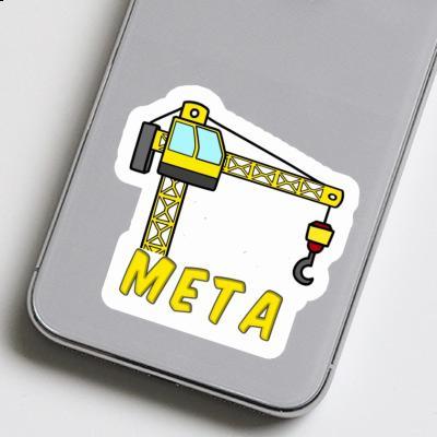 Grue à tour Autocollant Meta Laptop Image