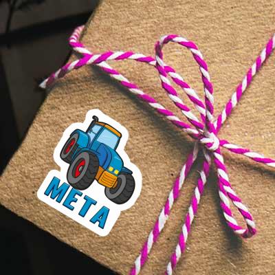 Meta Autocollant Tracteur Image