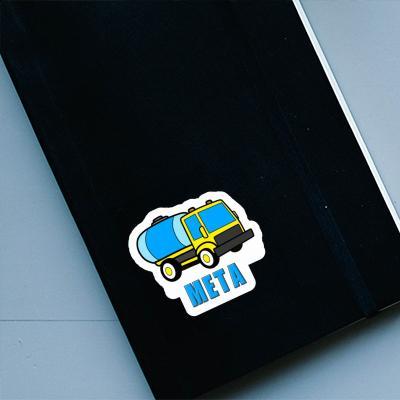 Water Truck Sticker Meta Notebook Water Truck Sticker Meta Gift package Image