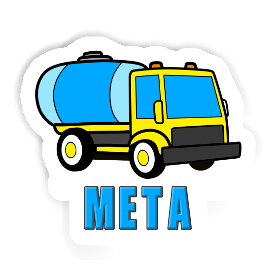 Water Truck Sticker Meta Laptop Water Truck Sticker Meta Laptop Image