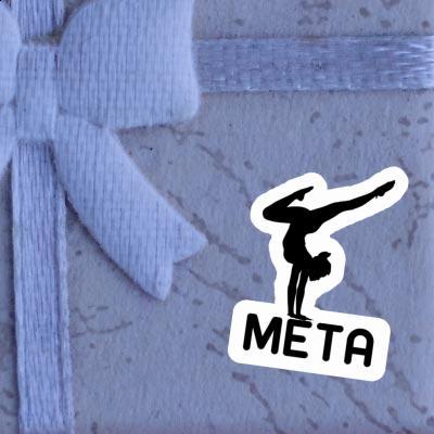 Meta Aufkleber Yoga-Frau Gift package Image
