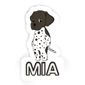 Autocollant Chien de chasse Mia Image