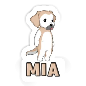 Autocollant Mia Golden Retriever Image