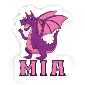 Mia Autocollant Dragon Image