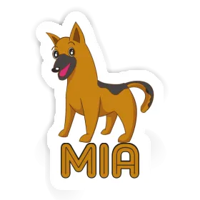 Sticker Sheperd Dog Mia Image