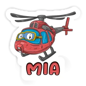 Mia Autocollant Hélicoptère Image