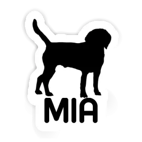 Mia Autocollant Chien Image