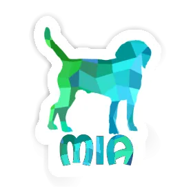 Autocollant Mia Chien Image