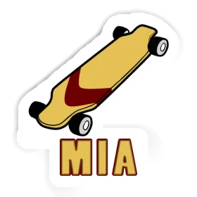 Mia Autocollant Skateboard Image