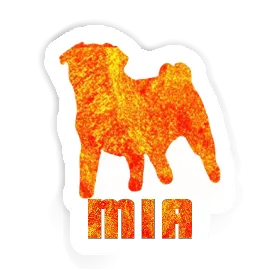 Sticker Mia Pug Image