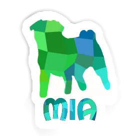 Mia Sticker Pug Image