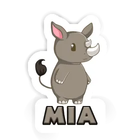 Mia Sticker Rhino Image