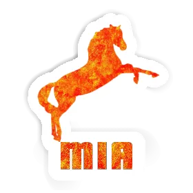 Mia Sticker Horse Image