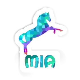 Mia Sticker Horse Image