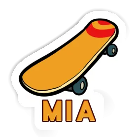 Autocollant Mia Skateboard Image