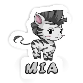 Mia Sticker Zebra Image