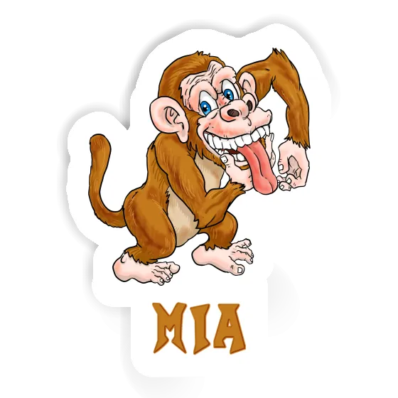 Gorilla Sticker Mia Notebook Image