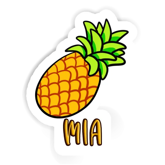 Ananas Sticker Mia Laptop Image