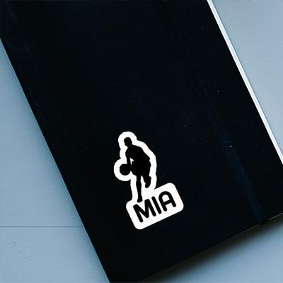 Mia Sticker Basketballspieler Laptop Image