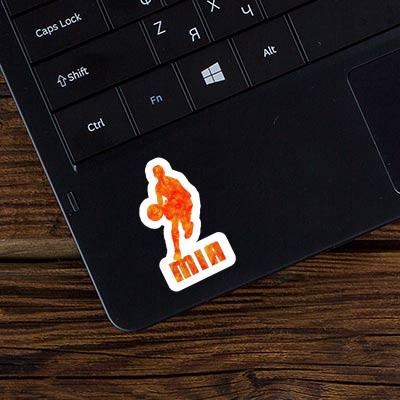 Sticker Mia Basketball Player Laptop Image