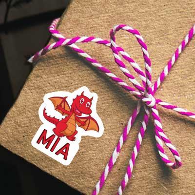 Mia Sticker Baby Dragon Notebook Image