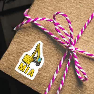 Mia Sticker Excavator Laptop Image