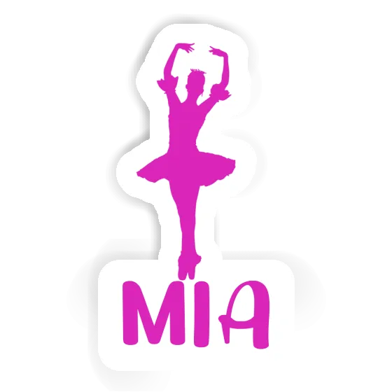 Mia Sticker Ballerina Laptop Image